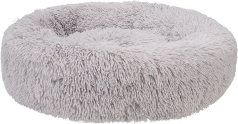 Fluffy Hundeseng Lysegrå 60x60