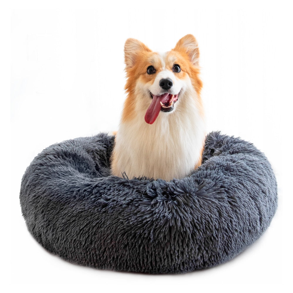 Blød Beroligende Donut Hundeseng Mange Farver Pink 100