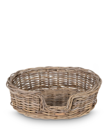Holdbar Hundekurv L60xb40xh10 Grå Rattan