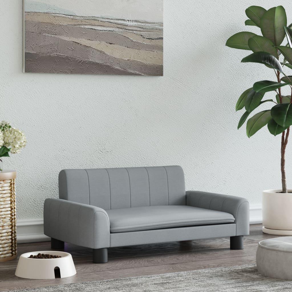 Hundeseng Sofa Stof   Lysegrå