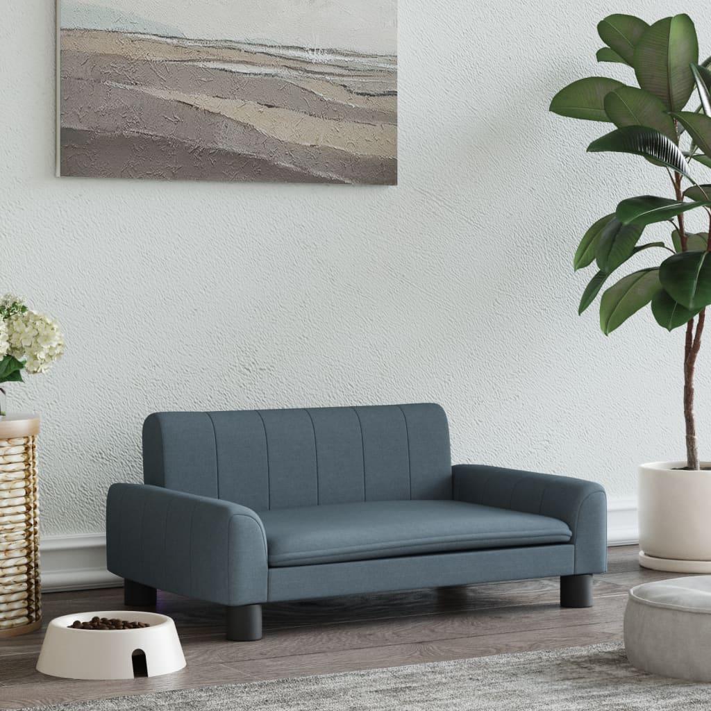 Hundeseng Sofa Stof   Mørkegrå