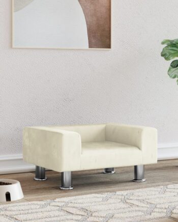 Hundeseng Velour Creme