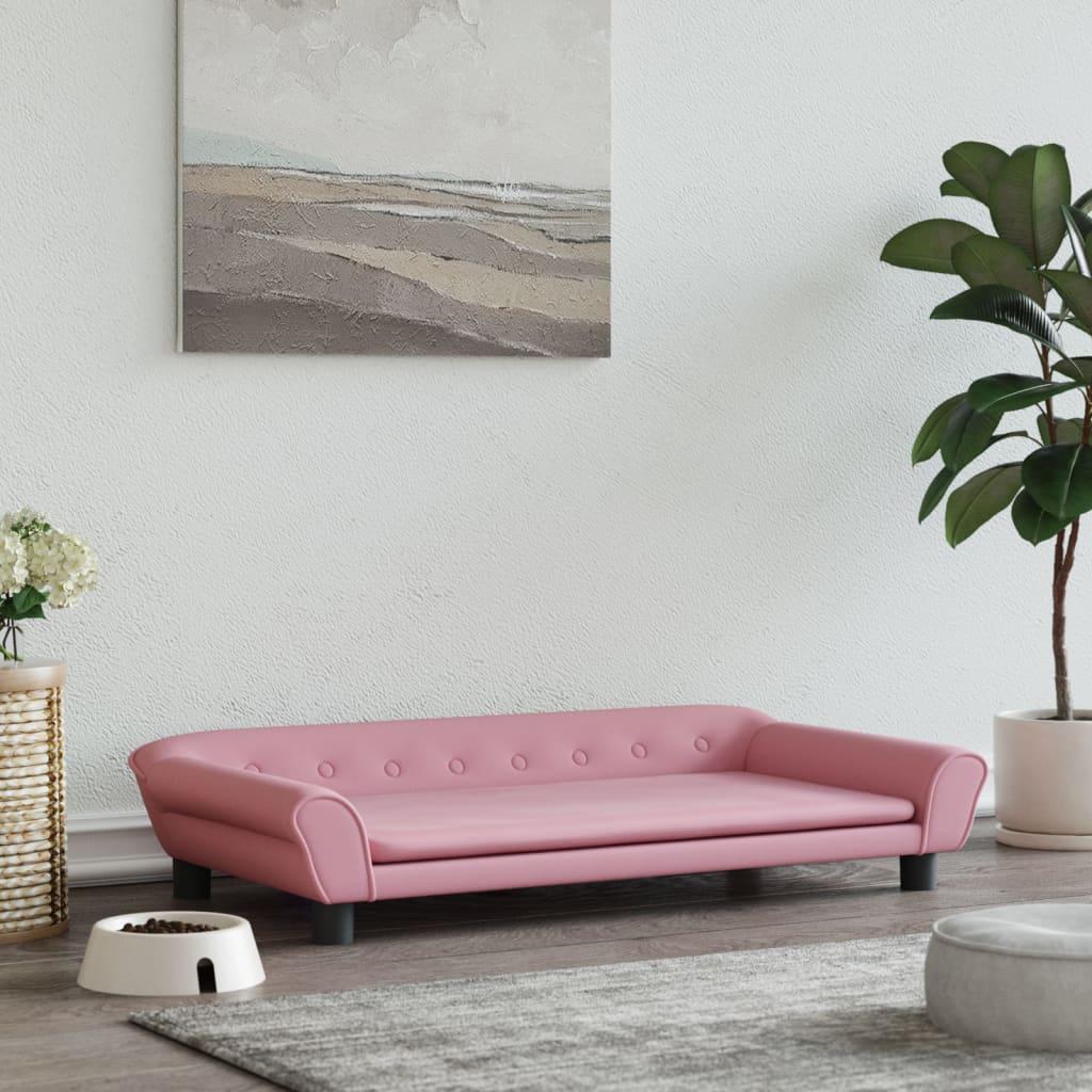 Hundeseng Velour 100   Lyserød