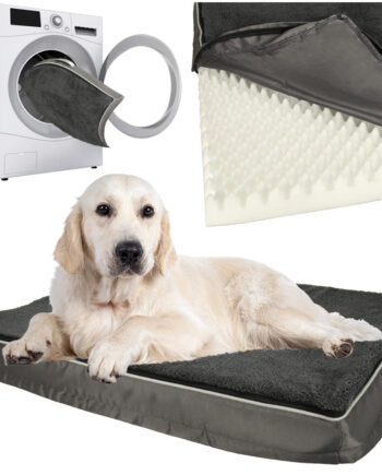 Ortopædisk Grå Hundeseng 90x70x10